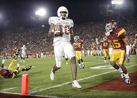Image result for vince young texas vs usc