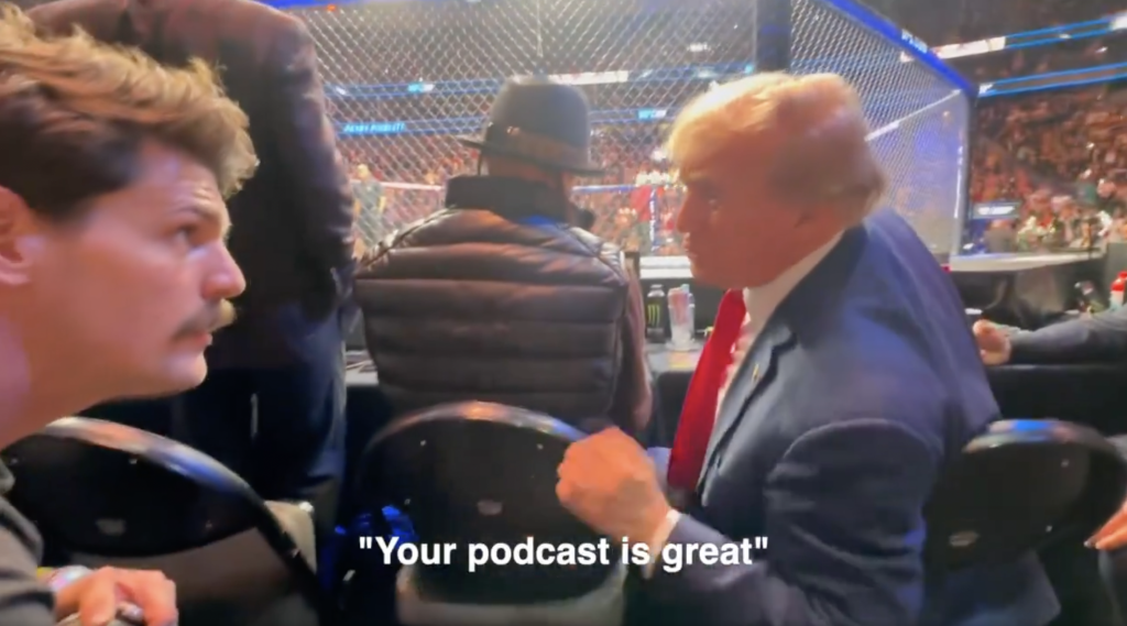 Barstool Sports' 'Bussin' With The Boys' scores Donald Trump interview