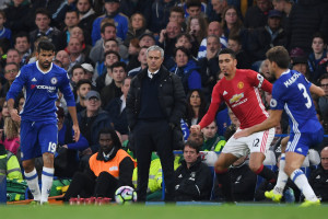 LONDON, ENGLAND - OCTOBER 23:  Jose Mourinho, Manager of Manchester United looks on during the Premier League match between Chelsea and Manchester United at Stamford Bridge on October 23, 2016 in London, England.  (Photo by Mike Hewitt/Getty Images)