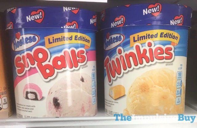 Twinkie and Sno Ball ice cream