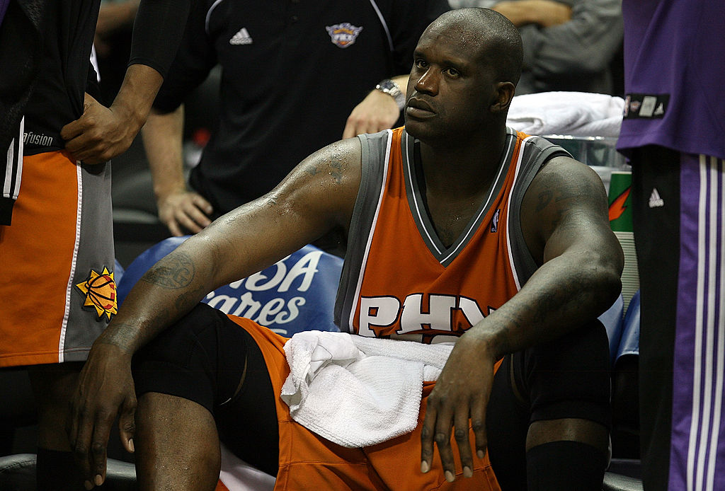 Shaq once ran through the Suns' facility naked to punish a tardy t...