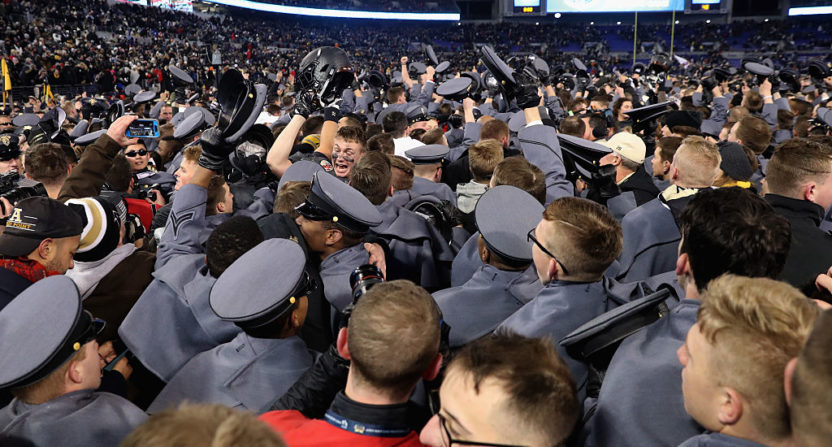 Army beat Navy 21-17 last December in the annual Army-Navy Game. The 2021 game will be played at the Meadowlands in New Jersey to commemorate the anniversary of the nearby September 11 attacks.
