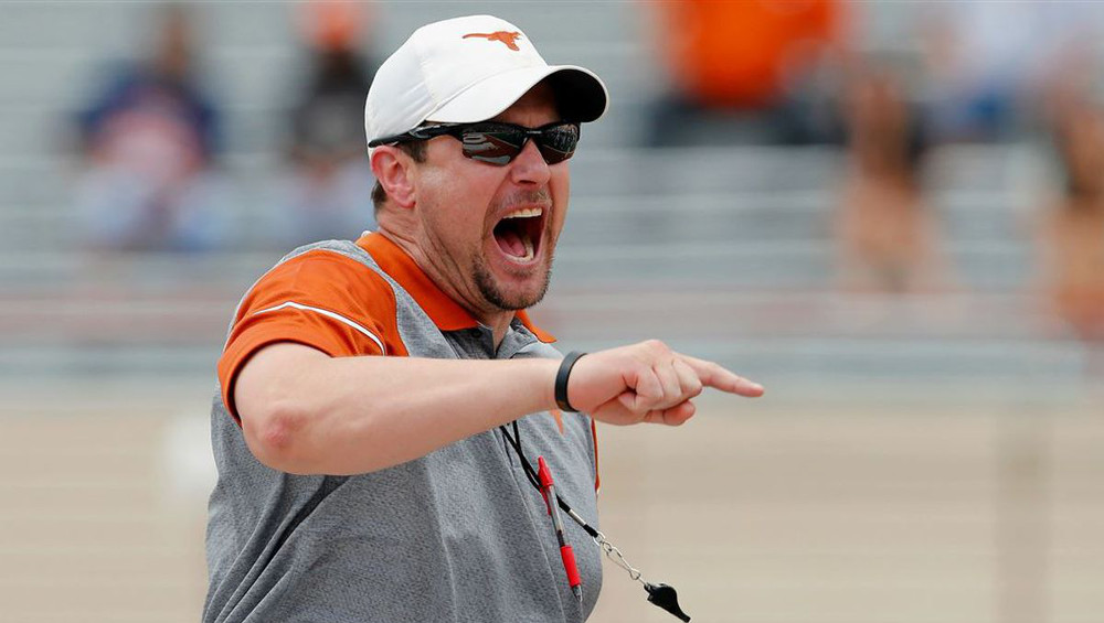 Texas head coach Tom Herman has a lot of work to do.