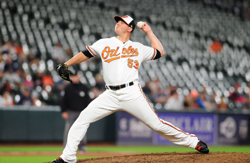Zach Britton with the Orioles in September 2017.