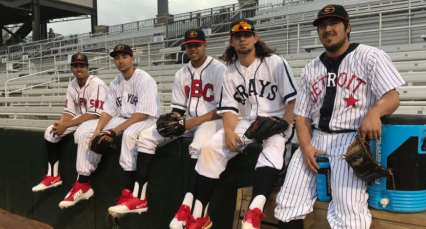 The Grambling Tigers wore uniforms saluting Negro Leagues history Tuesday.