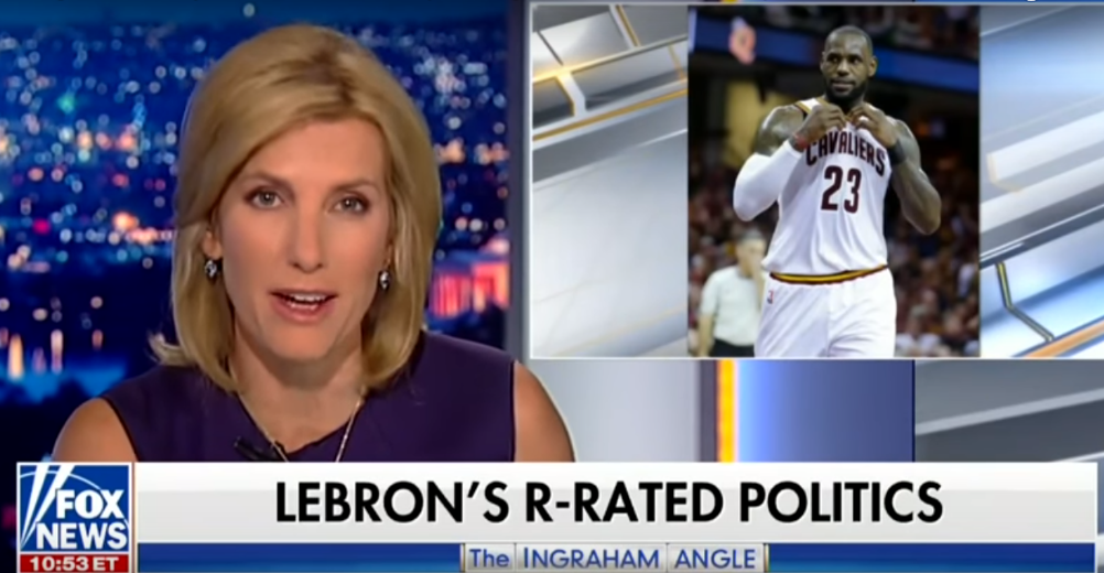 Dwyane Wade and Chris Long took exception to Laura Ingraham's comments about LeBron James on Fox News.