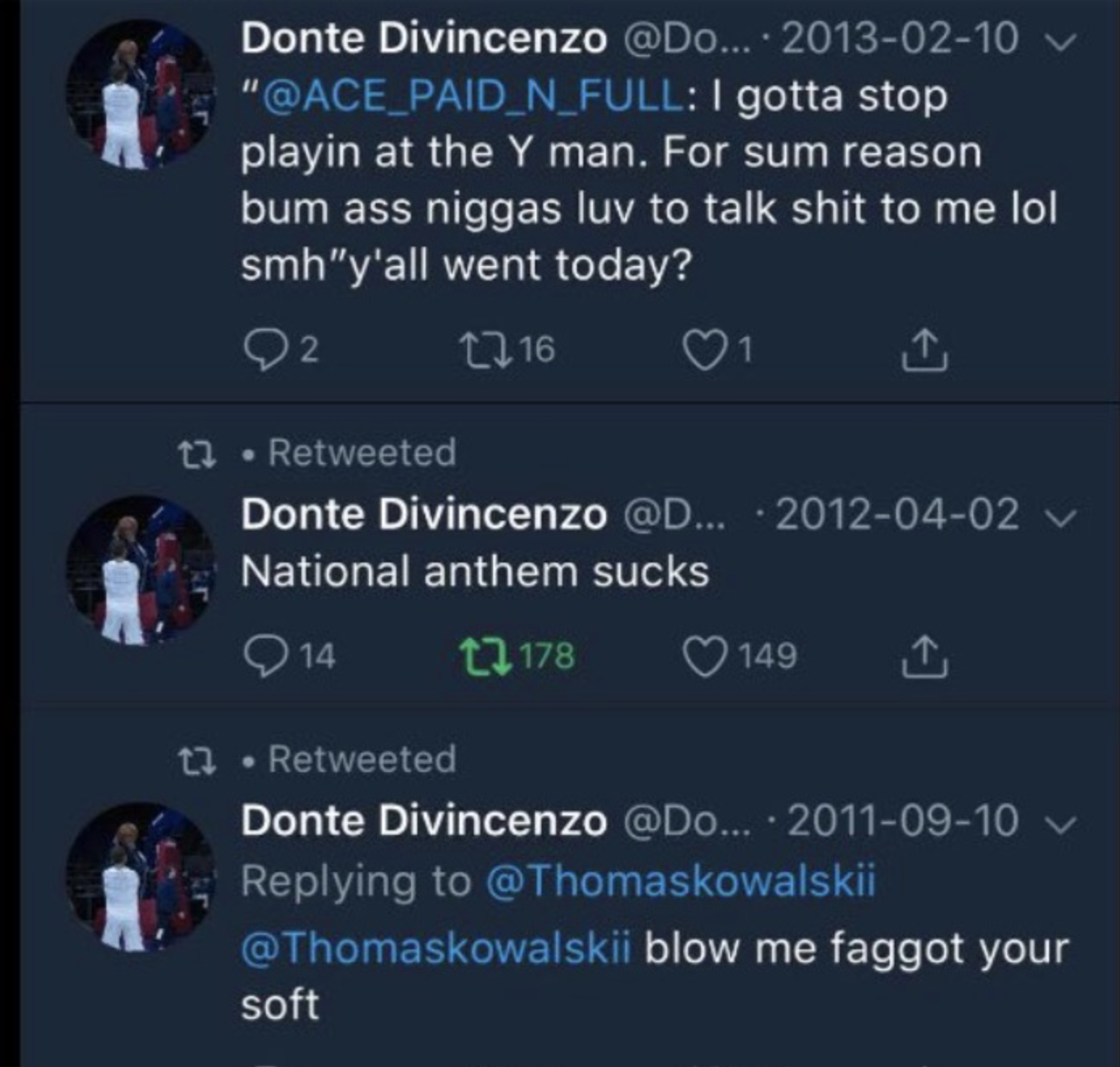 Donte Divincenzo Deletes Twitter Account As Old Racist And Homophobic Tweets Surface