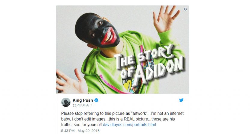 Pusha T's response to Drake.