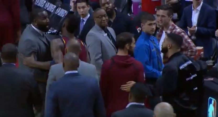 Drake got into a feud with Kendrick Perkins Tuesday.