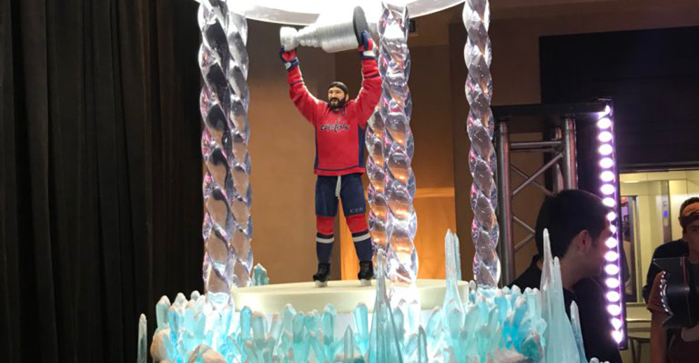 Alex Ovechkin's Stanley Cup cake.