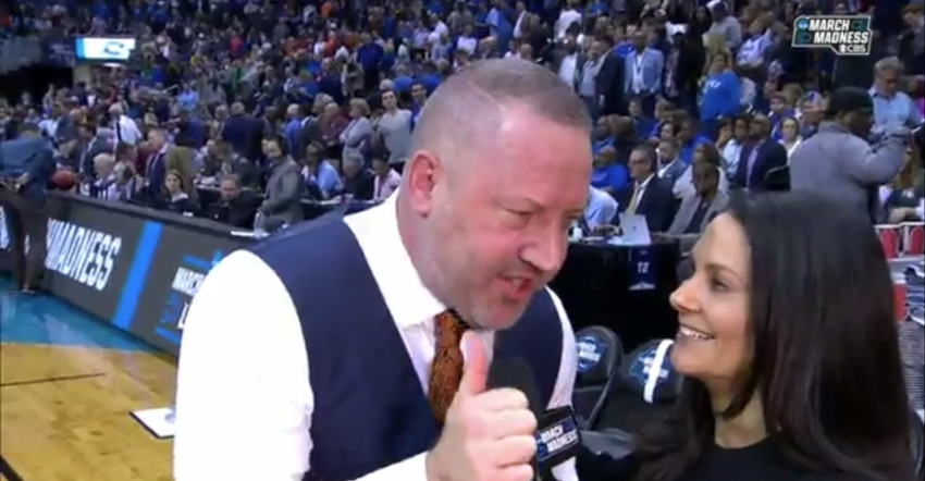 Buzz Williams lobbied for Tony Romo in the CBS basketball booth.