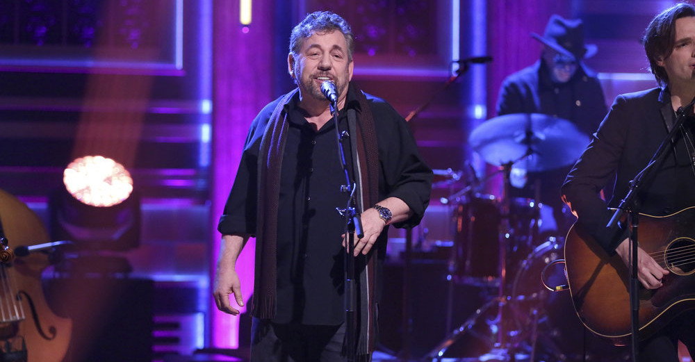 James Dolan with his band on The Tonight Show.
