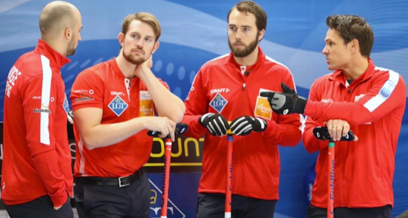 The Norwegian curling team.