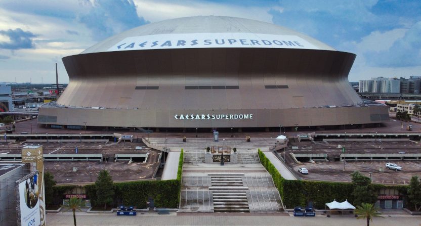 The Caesars Superdome, home of the Saints.