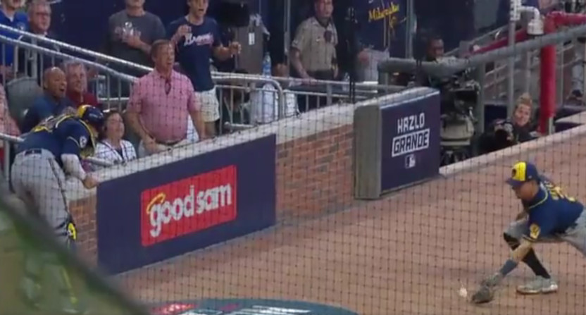 A "catch" from Luis Urias.