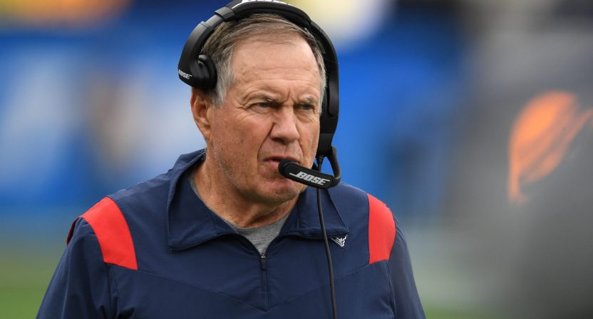 Bill Belichick answered questions about the Miami Dolphins tampering charges as only he can.