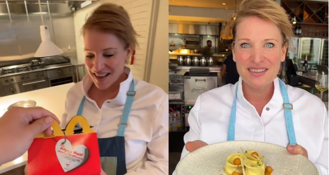 D.C. chef Amy Brandwein turned a McDonald's Happy Meal into a gourmet pasta dish.