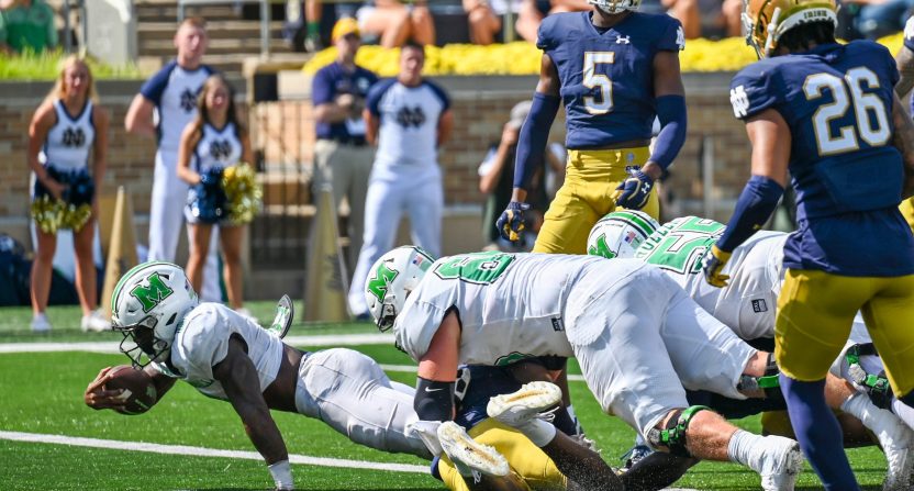 Marshall upsets Notre Dame