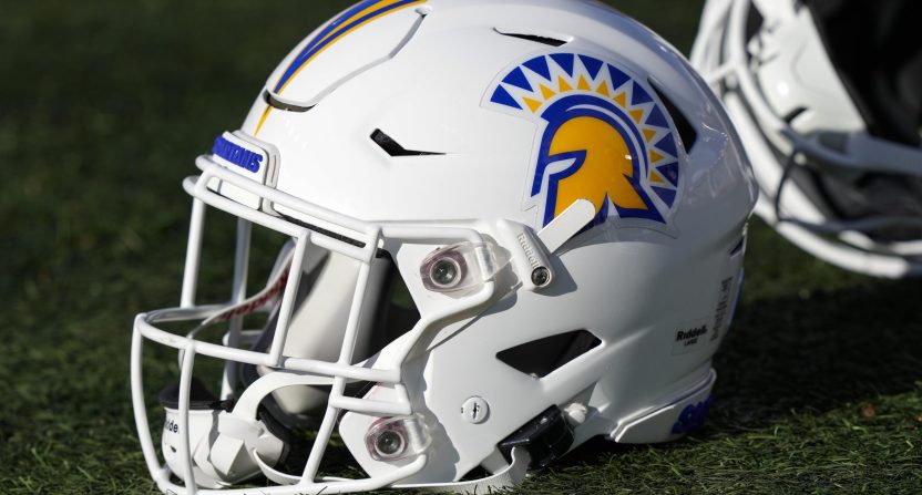 San Jose State helmet