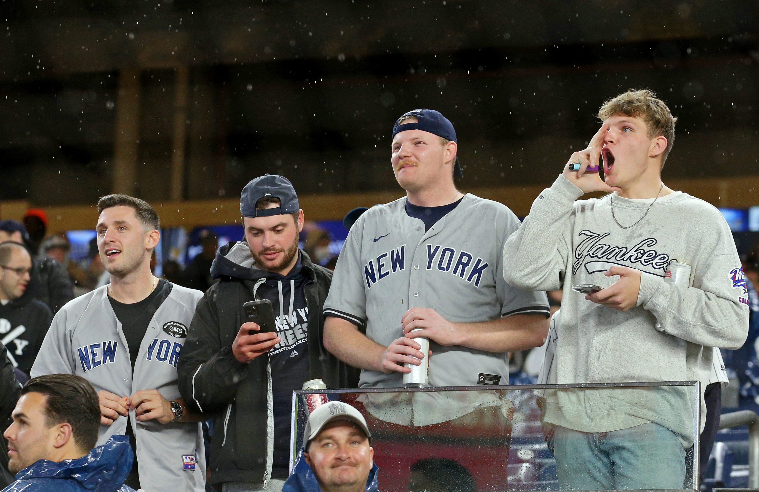 Fans waited for hours until MLB officially announced that Monday's Guardians vs. Yankees game was a rainout.