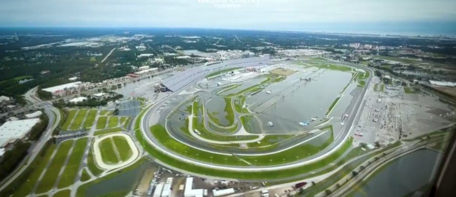 Hurricane Ian floods historic NASCAR track