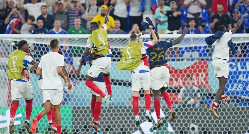 Soccer: FIFA World Cup Qatar 2022-France at Denmark