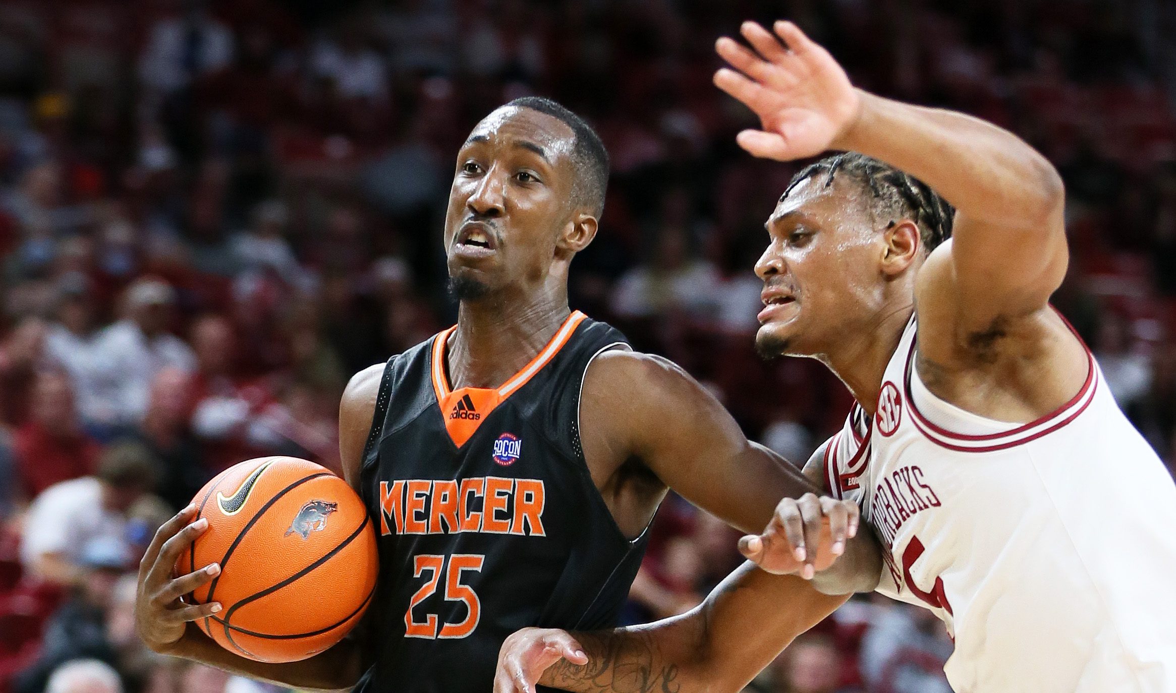 Mercer's Shawn Walker's missed dunk led to an amazing bad beat.