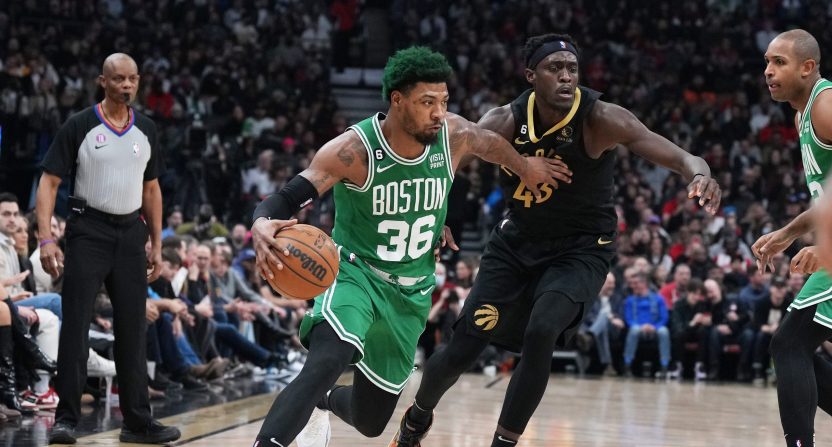 Celtics injuries Marcus Smart against Raptors