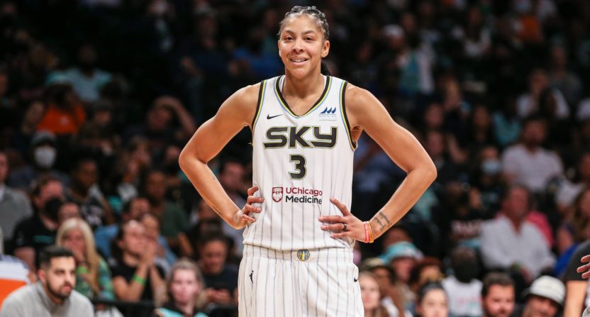 Candace Parker in an Aug. 2022 game.