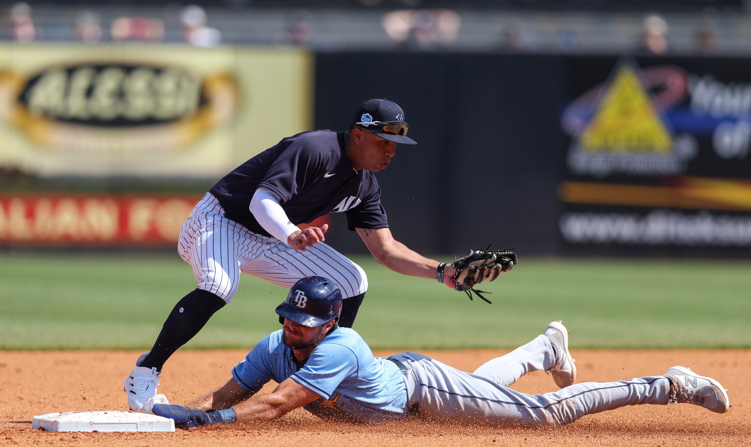 Through the early portion of spring training, the bigger bases have led to a significant increase of stolen bases.