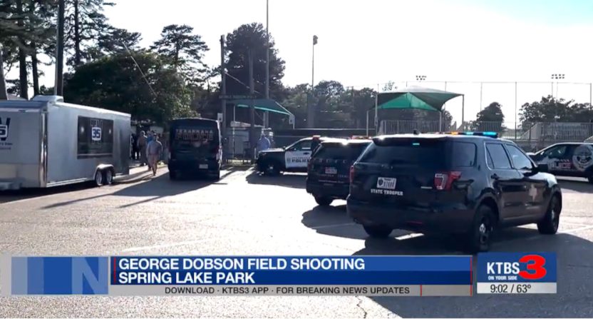 A shooting at Texas A&M-Texarkana's George Dobson Field.