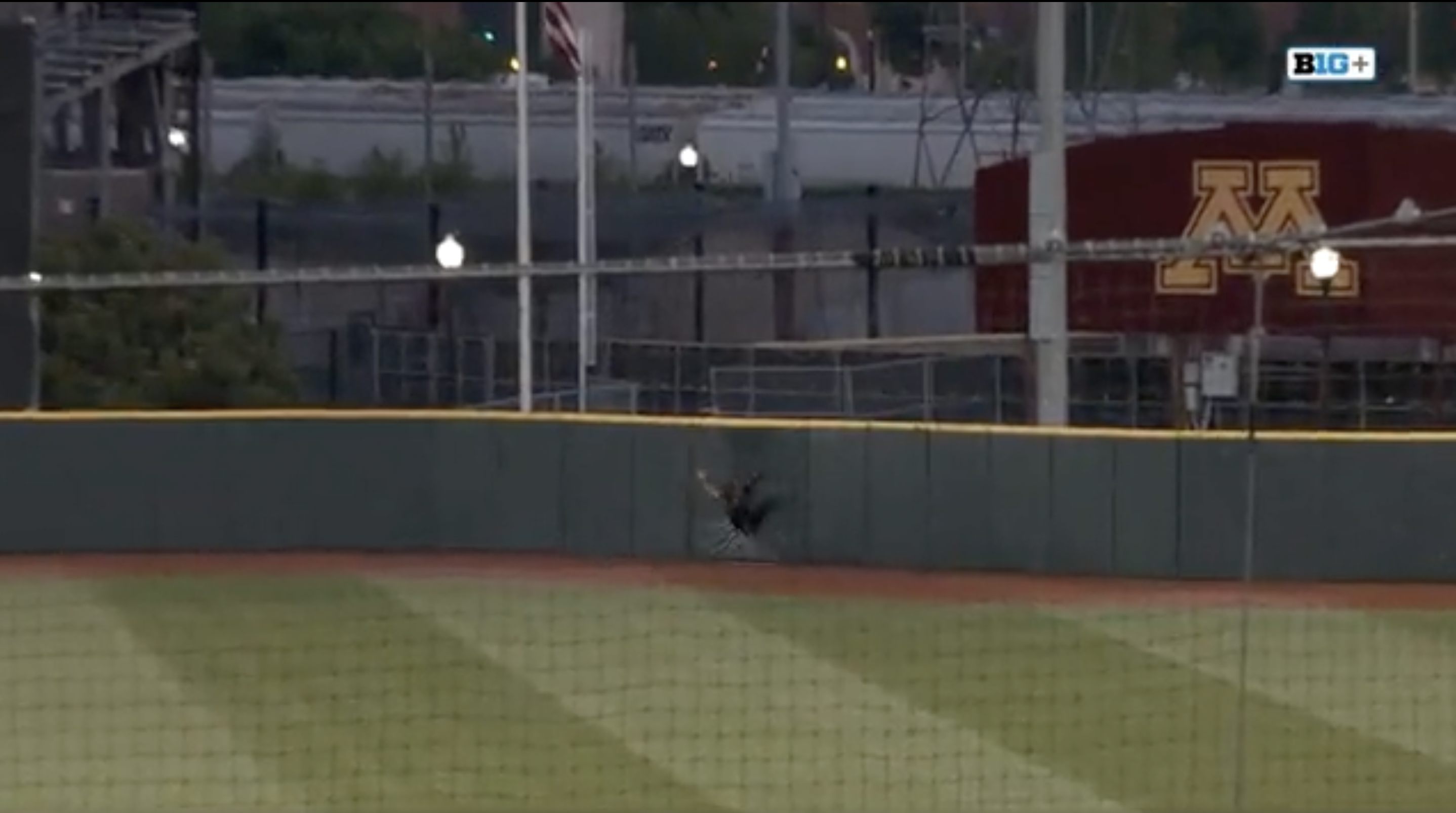 dangerous catch from Rutgers center fielders Ryan Lasko