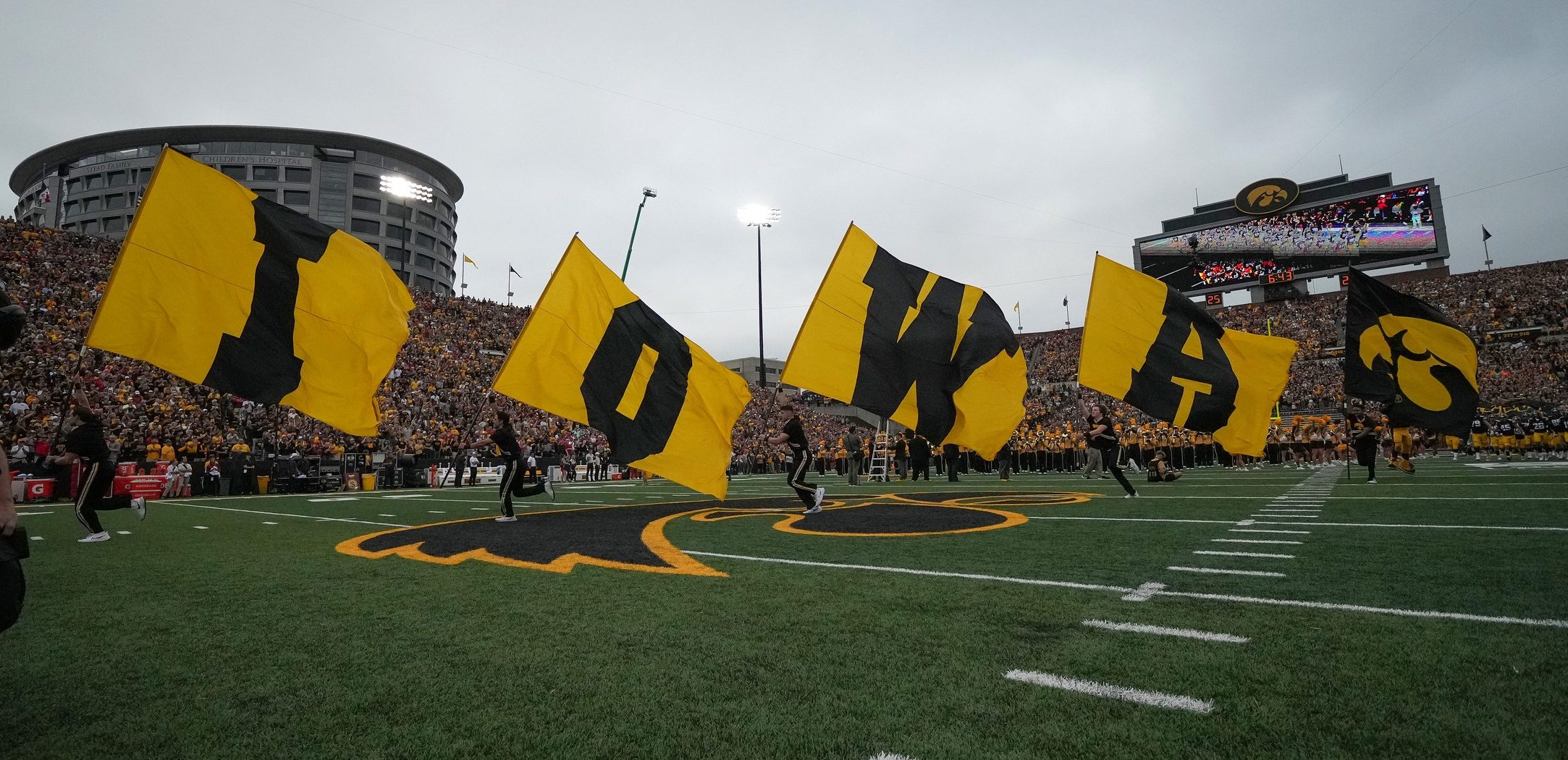 Kinnick Stadium during the Cy-Hawk Series football game between the Iowa Hawkeyes and the Iowa State Cyclones on Saturday, Sept. 10, 2022, at Kinnick Stadium in Iowa City.