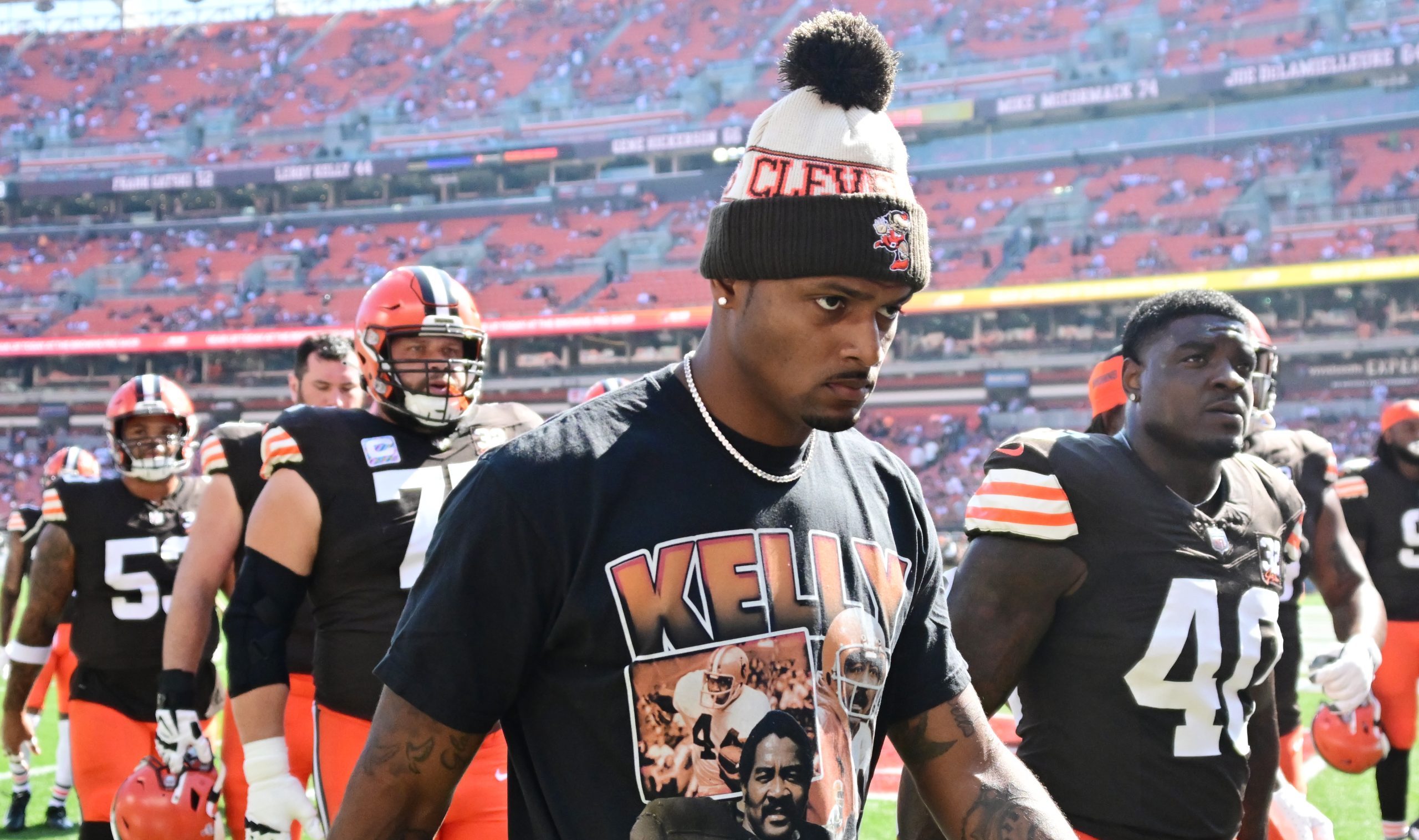 While Deshaun Watson will miss the Browns game in Week 6 against the 49ers, he might be in action for Week 7 against the Colts. Photo Credit: Ken Blaze-USA TODAY Sports
