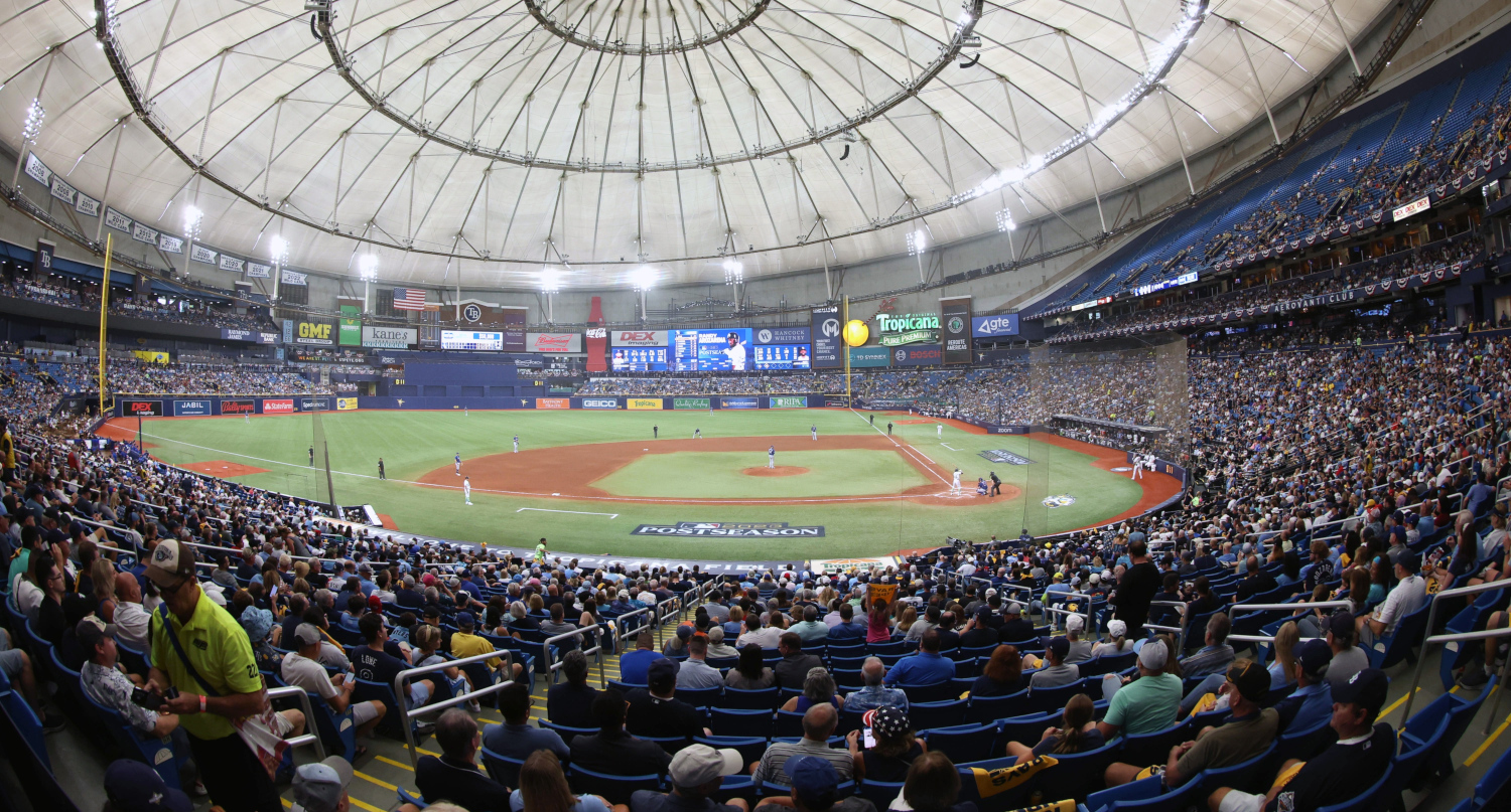 The Tampa Bay Rays' attendance for a MLB Wildcard game.