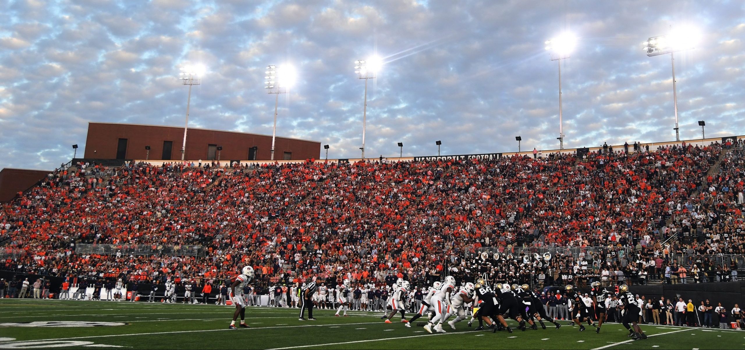 Vanderbilt's crowd for their homecoming game against Auburn.