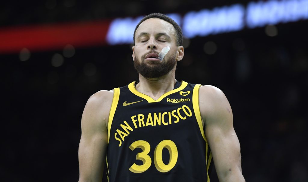 Steph Curry discusses hamstring injury