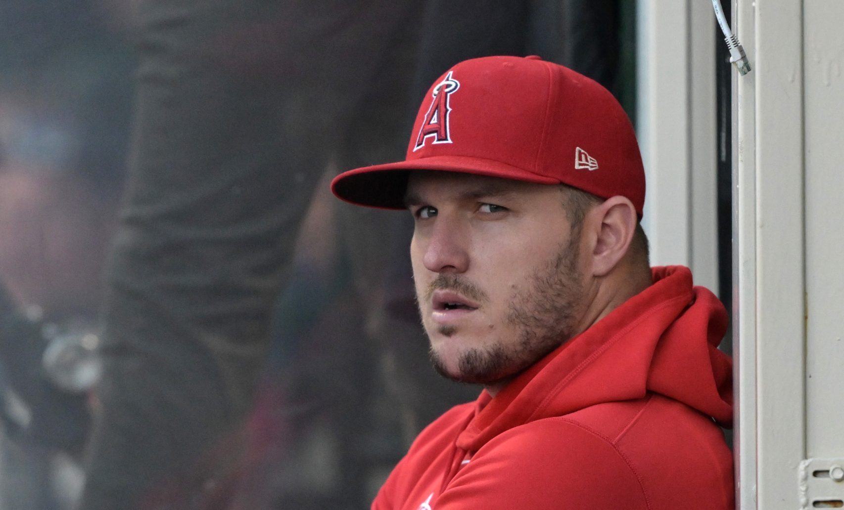 Mike Trout suffered a setback early in a rehab assigment. Photo Credit: Jayne Kamin-Oncea-USA TODAY Sports.