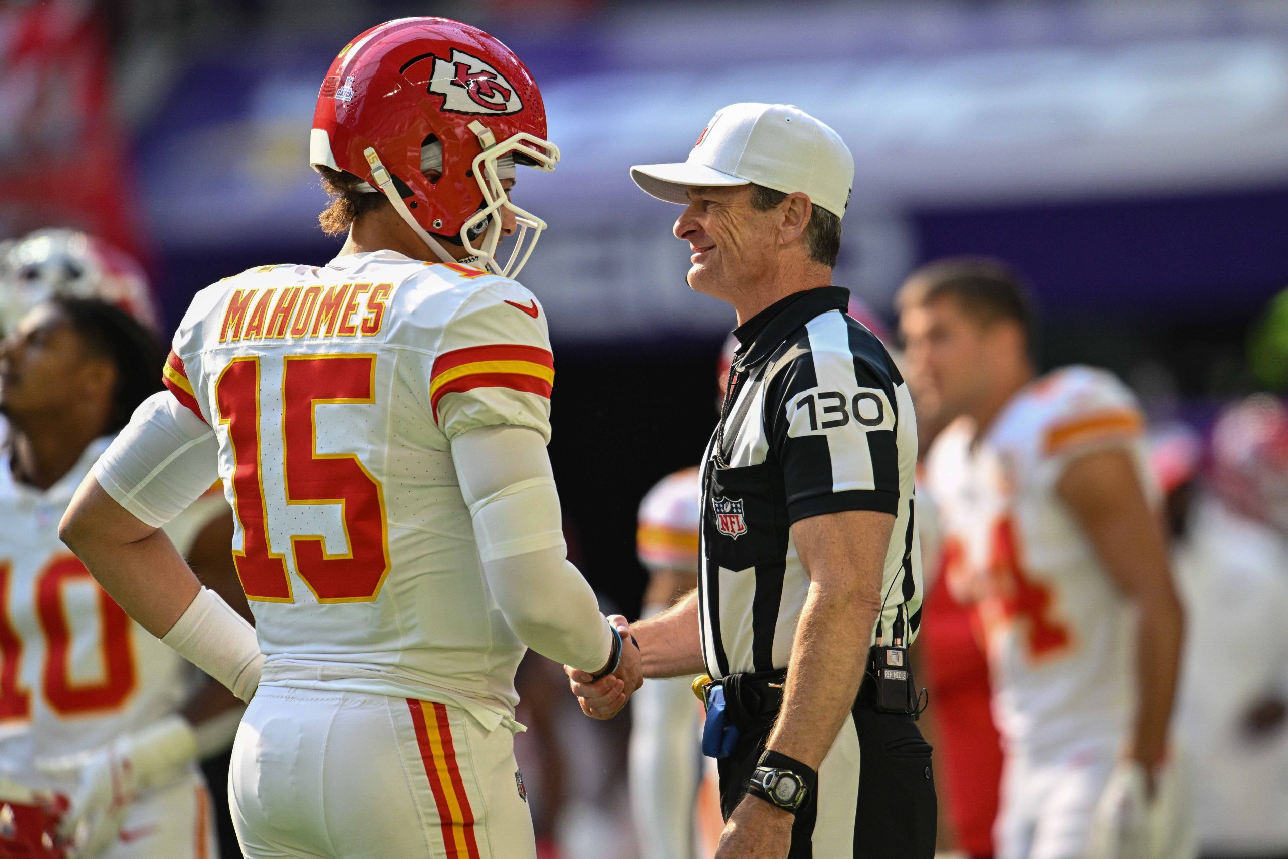 Patrick Mahomes NFL referee