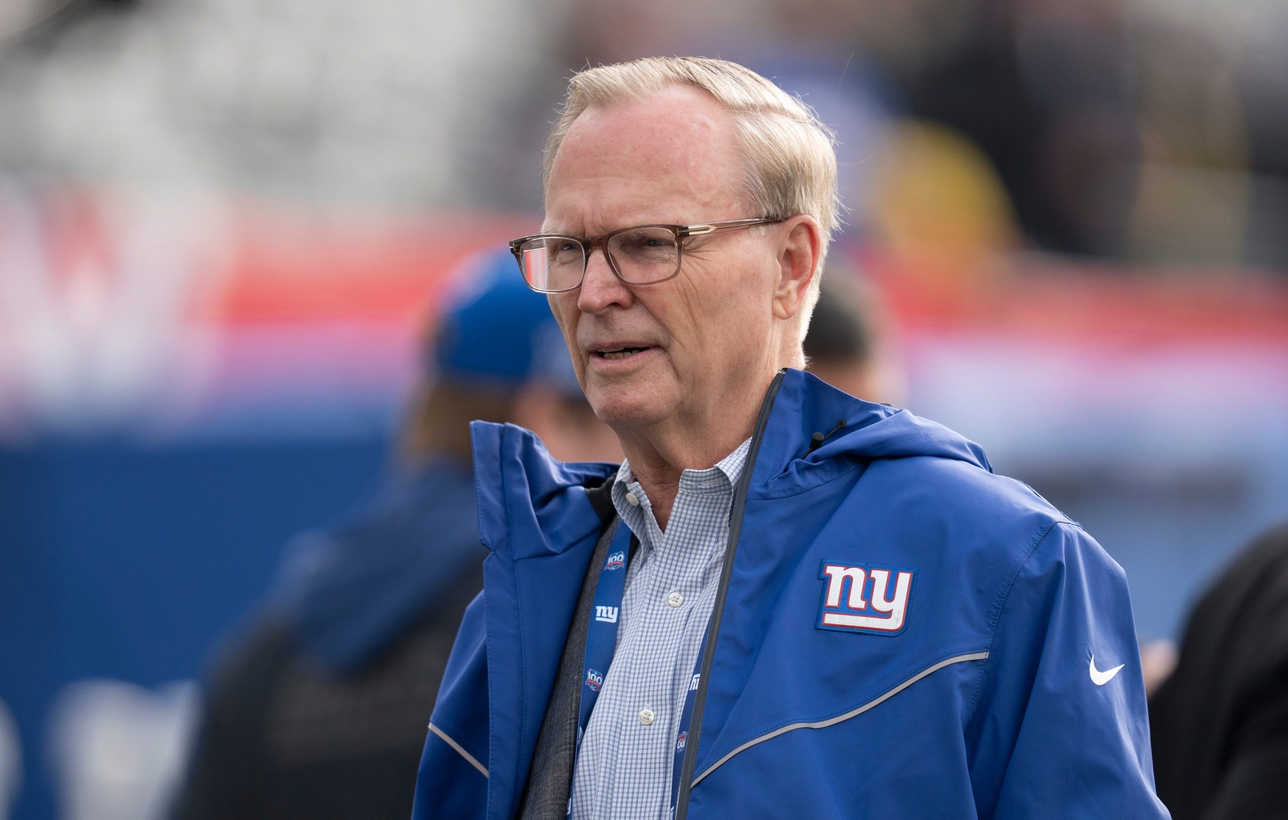 New York Giants owner John Mara before an NFL game. Photo Credit: Julian Leshay Guadalupe/NorthJersey.com / USA TODAY NETWORK via Imagn Images