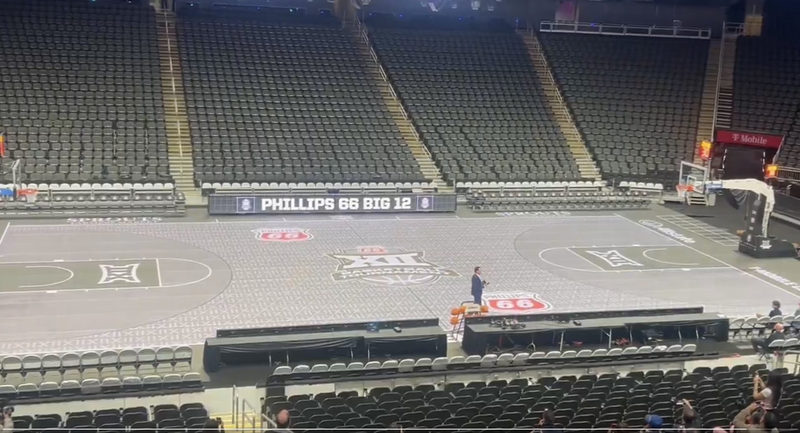 LED basketball court