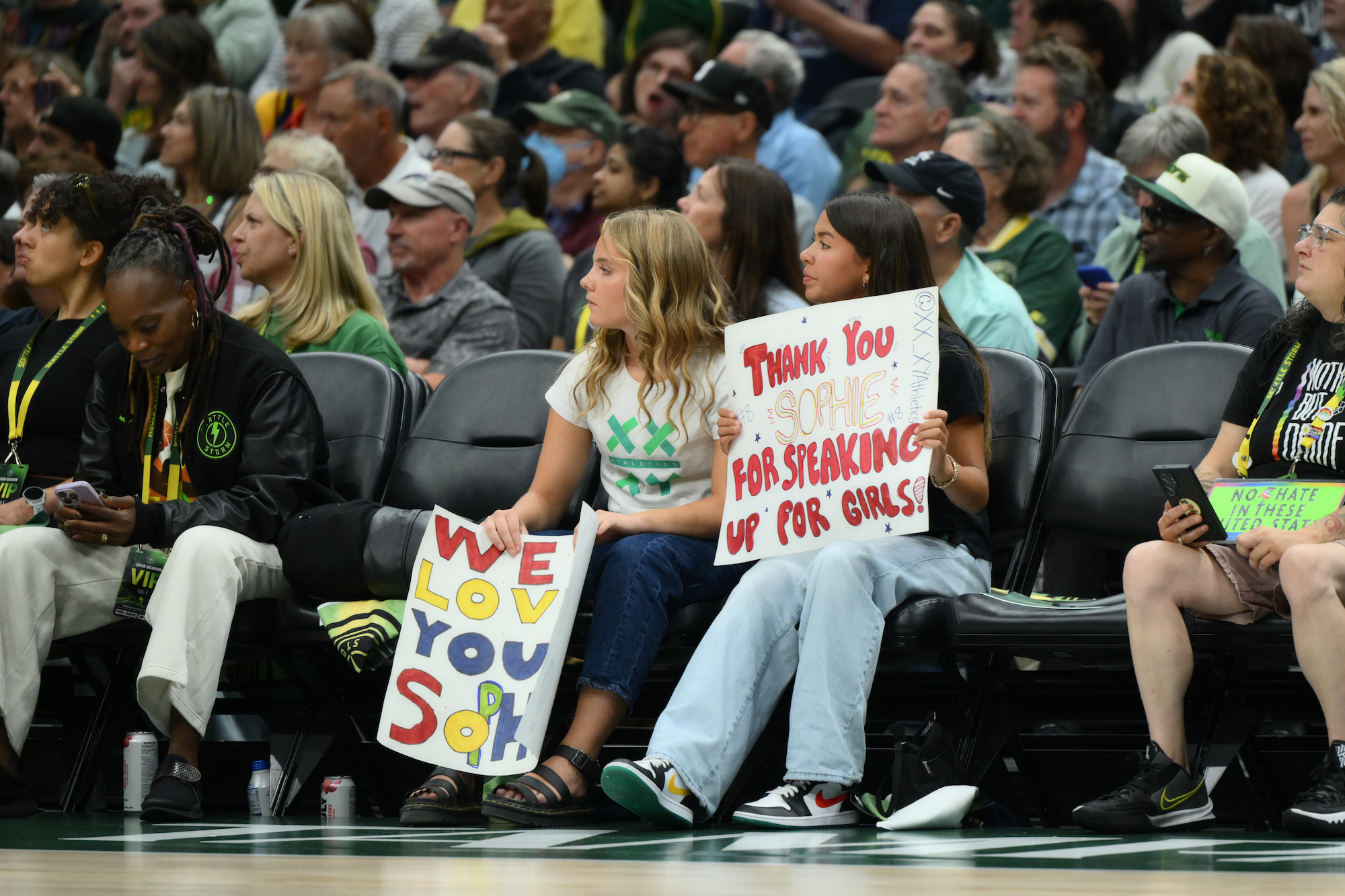 ‘She did nothing wrong’: WNBA sparks outrage for suspending Storm owner for incident with Sophie Cunningham supporters