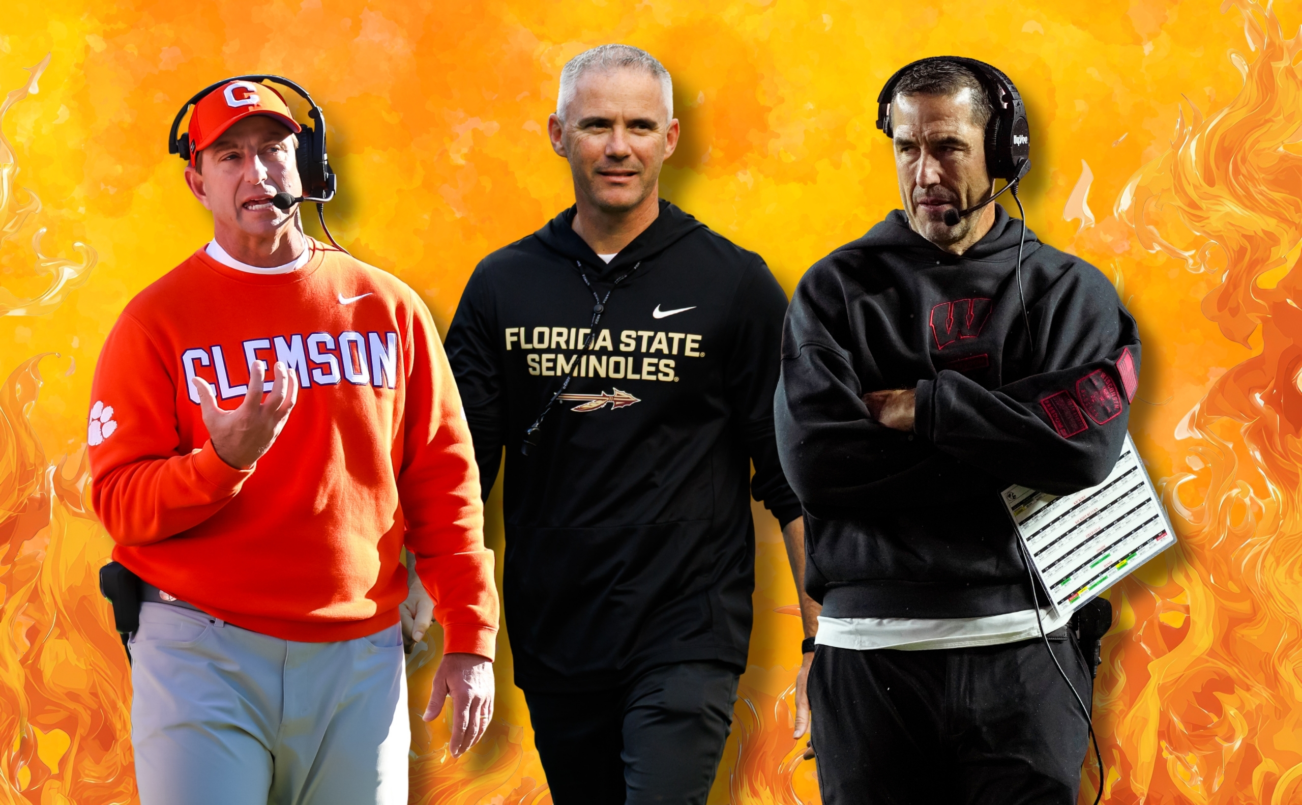 Coaches on the hot seat.