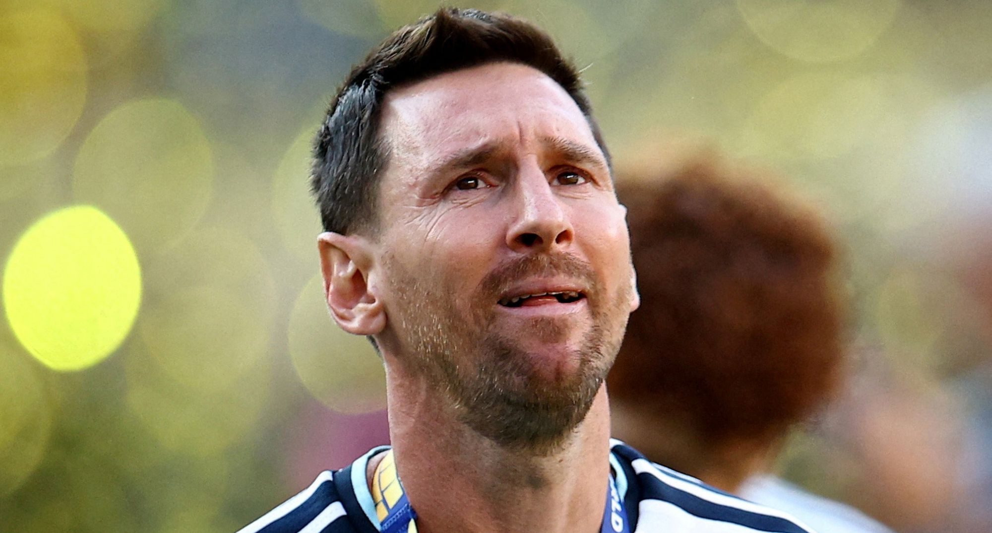 Lionel Messi after Argentina lost the 2026 FIFA men's World Cup final