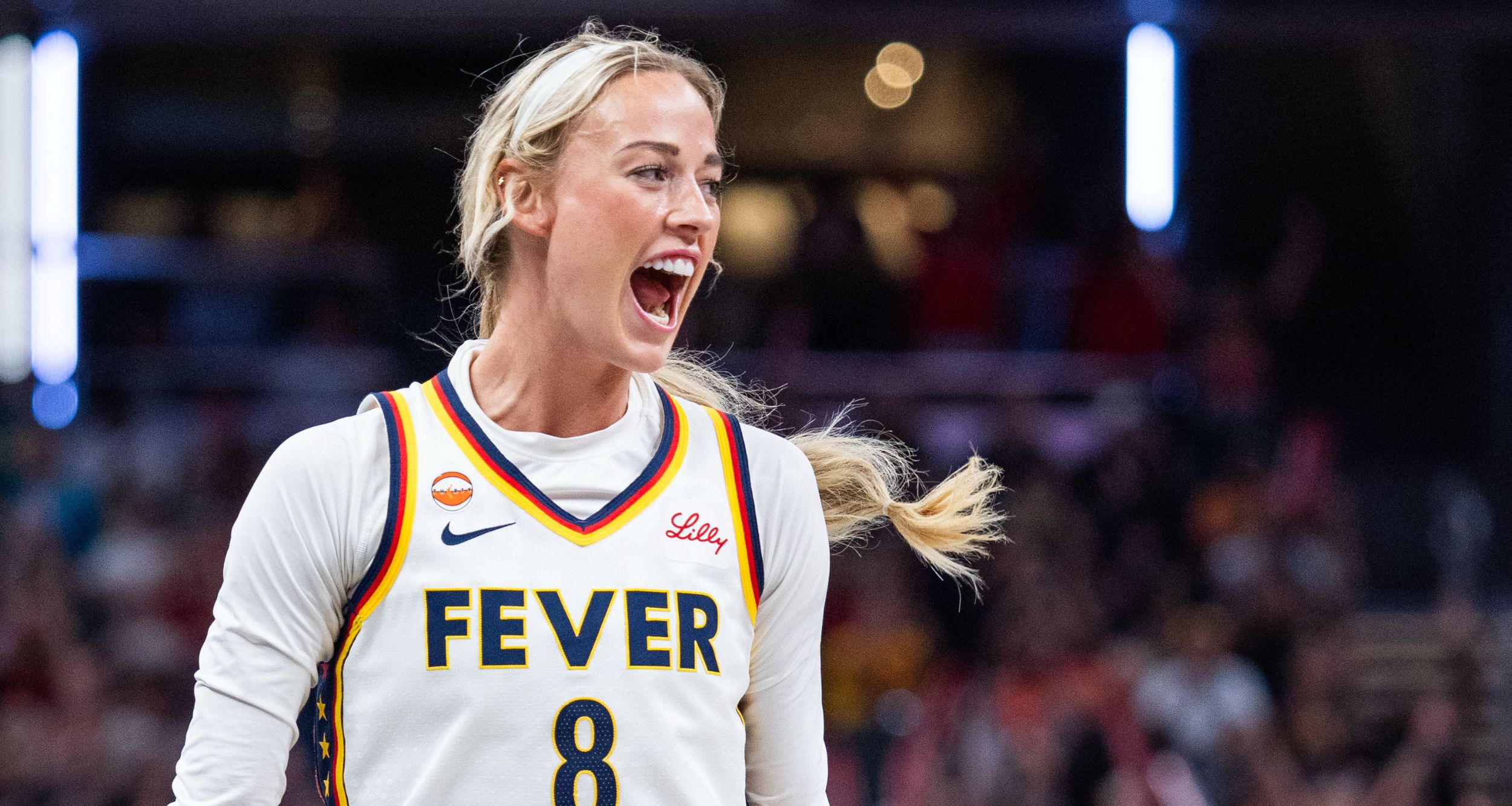 Indiana Fever guard Sophie Cunningham