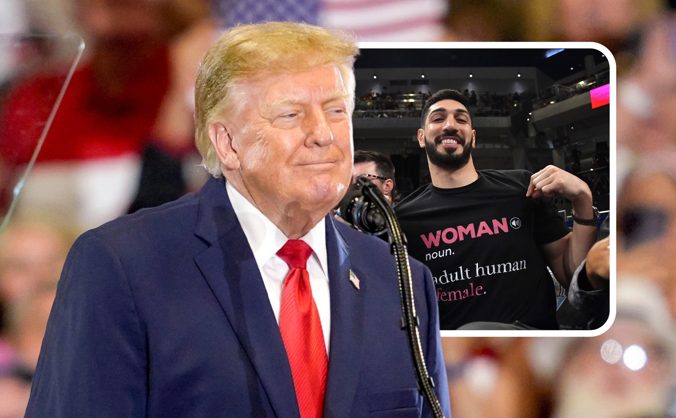 ‘He dreams of playing against women’: Donald Trump weighs in on Enes Kanter Freedom