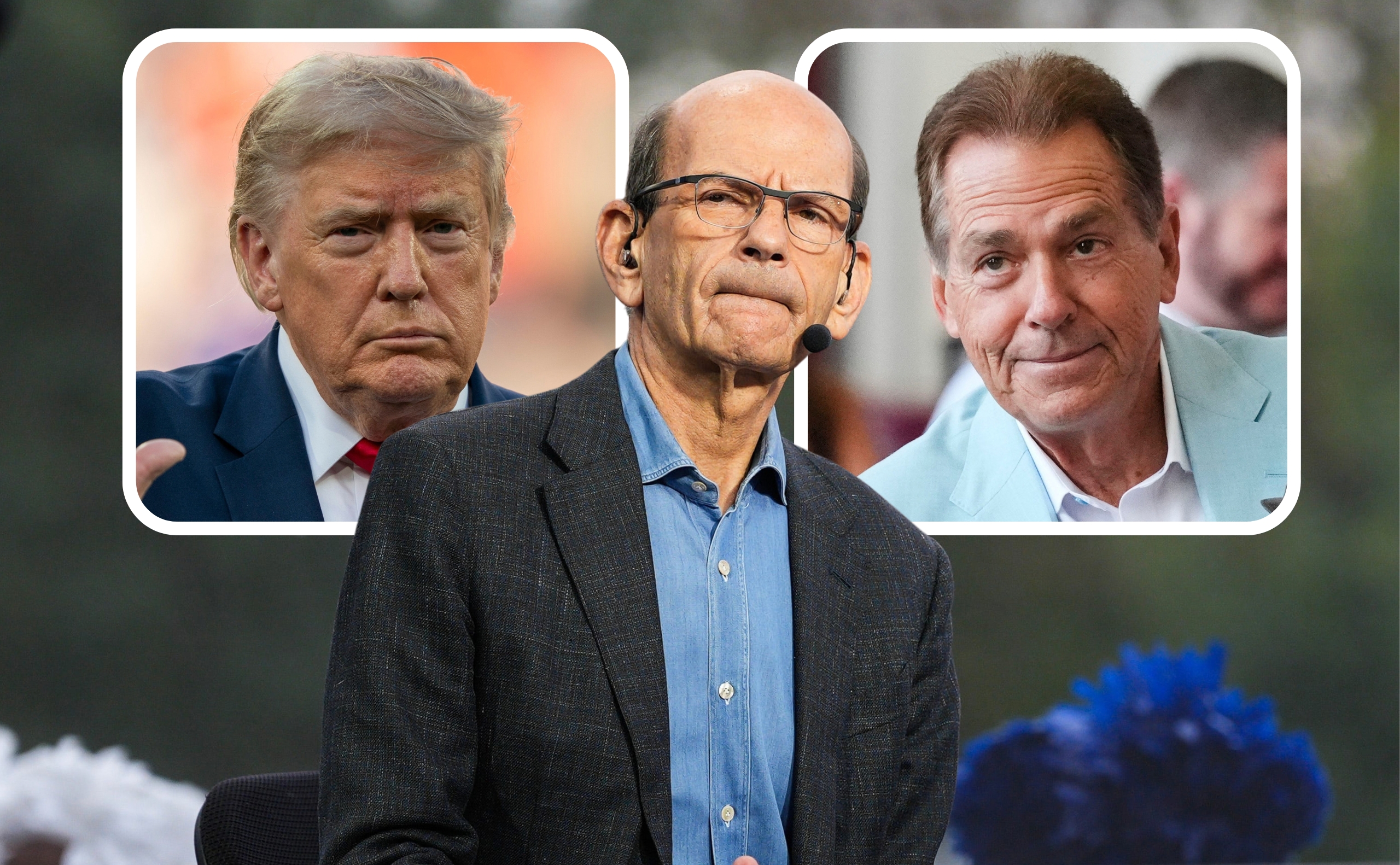 Paul Finebaum, Nick Saban and Donald Trump