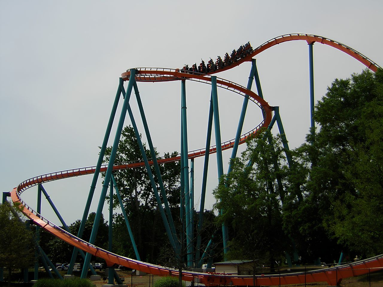 Six Flags Goliath rollercoaster