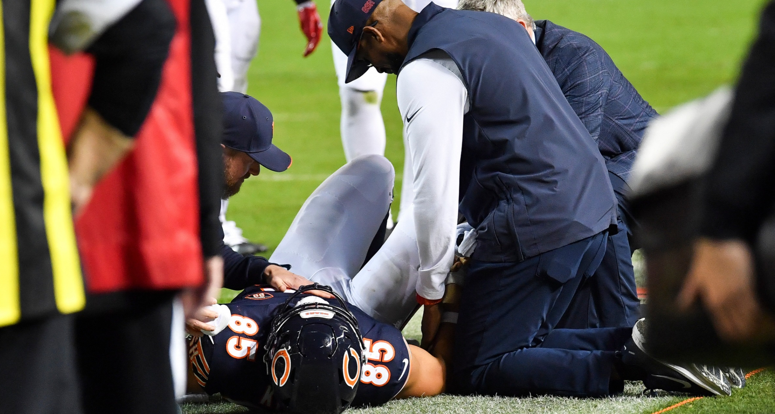 ‘It stinks. I hate it for him’: Bears lose key player to season-ending injury