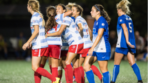 Red Stars’ Press Powers Dramatic 2-1 Win at Boston. Photo by Chicago Red Stars.
